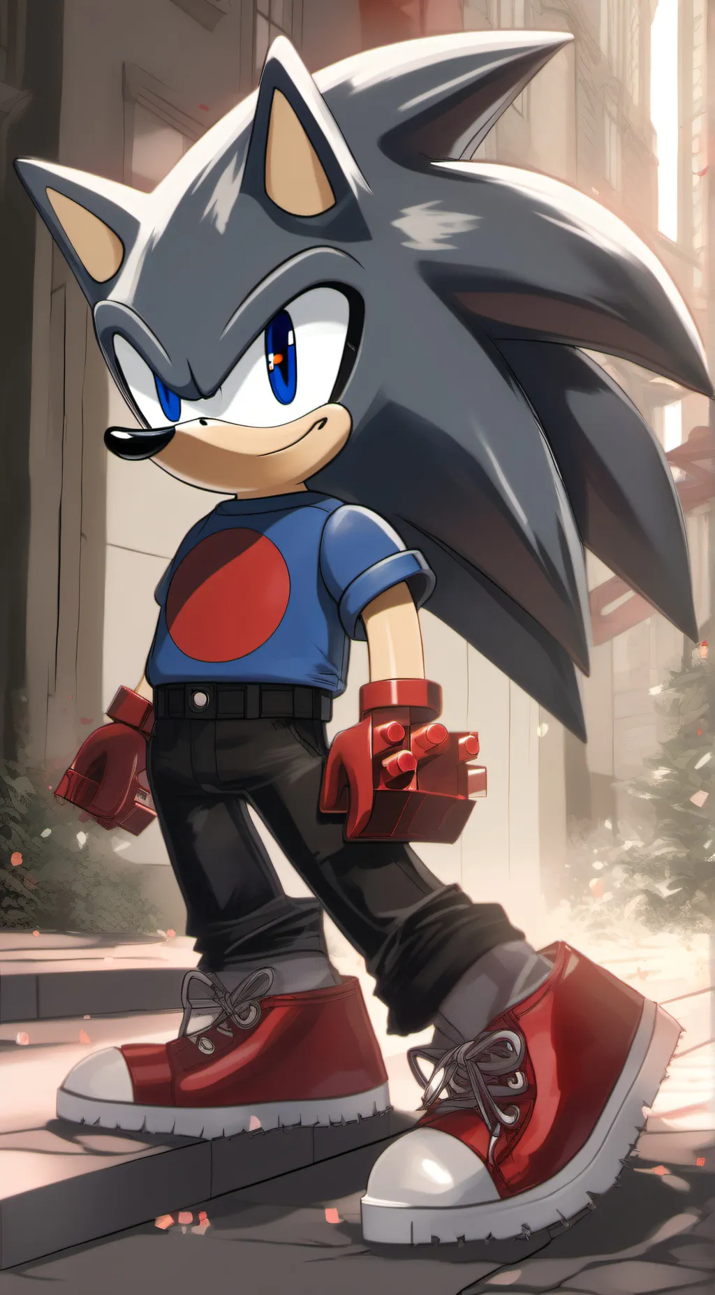 ai character: Sketch  background