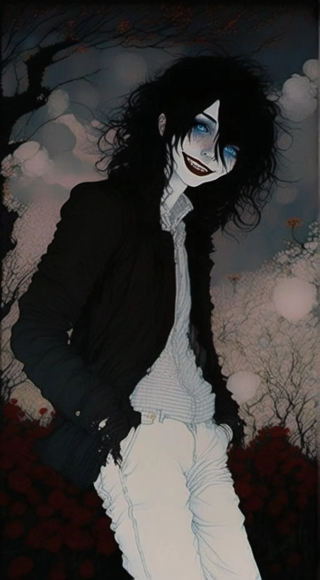 ai character: jeff the....KILLER background