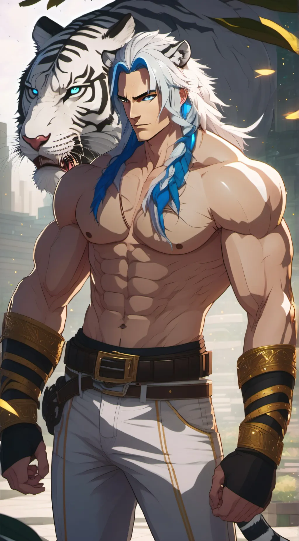 ai character: Byakko background