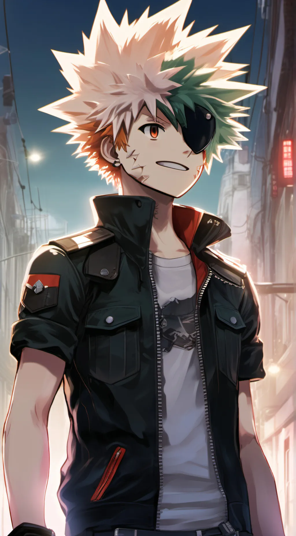 ai character: bakugo background