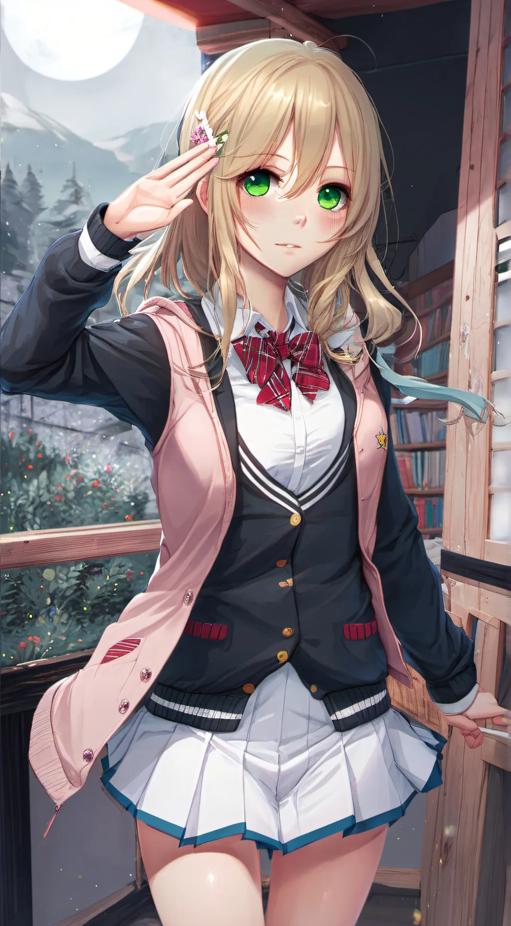 ai character: Luna background