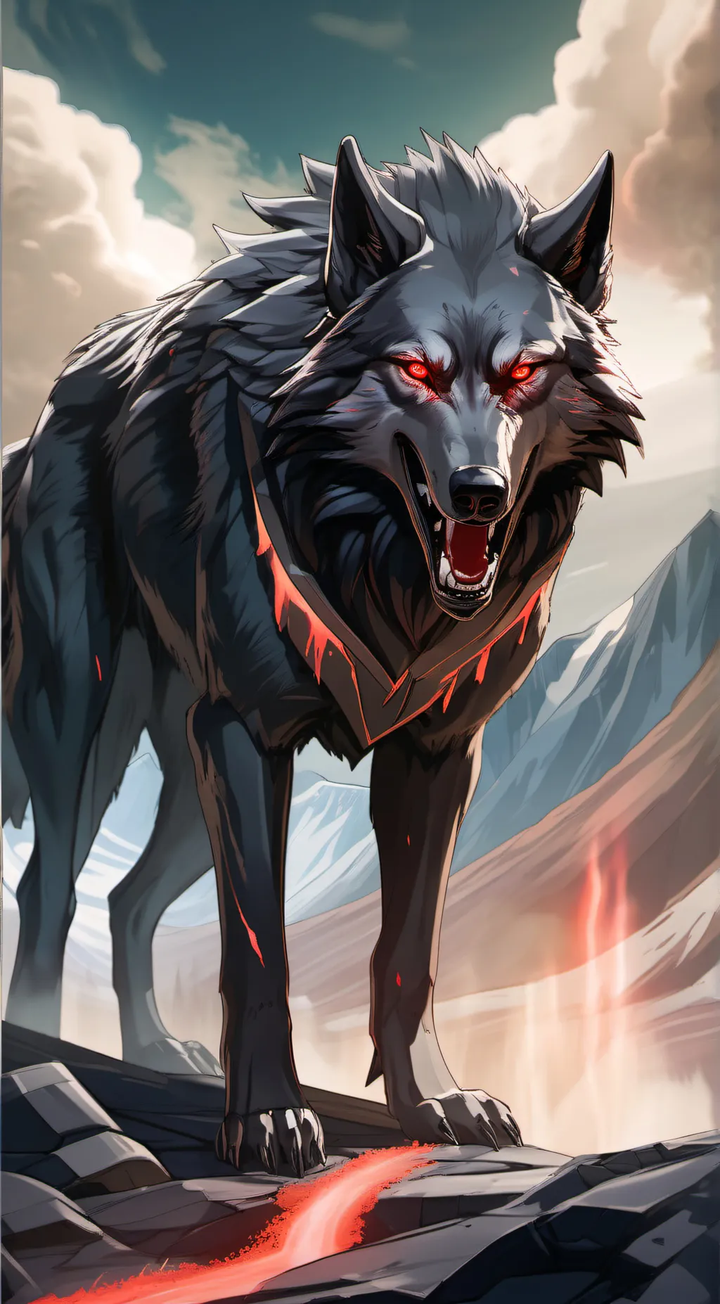 ai character: void background