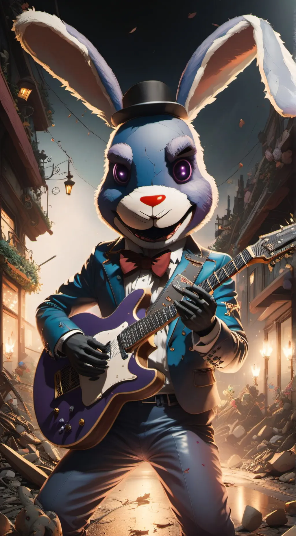 ai character: boney  background