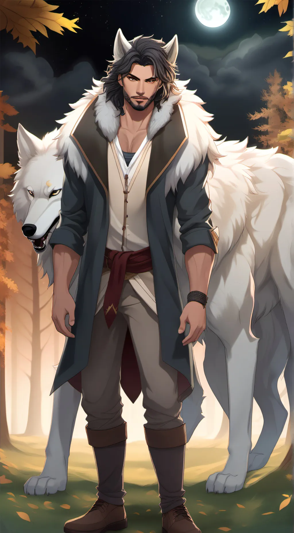 ai character: Adam background