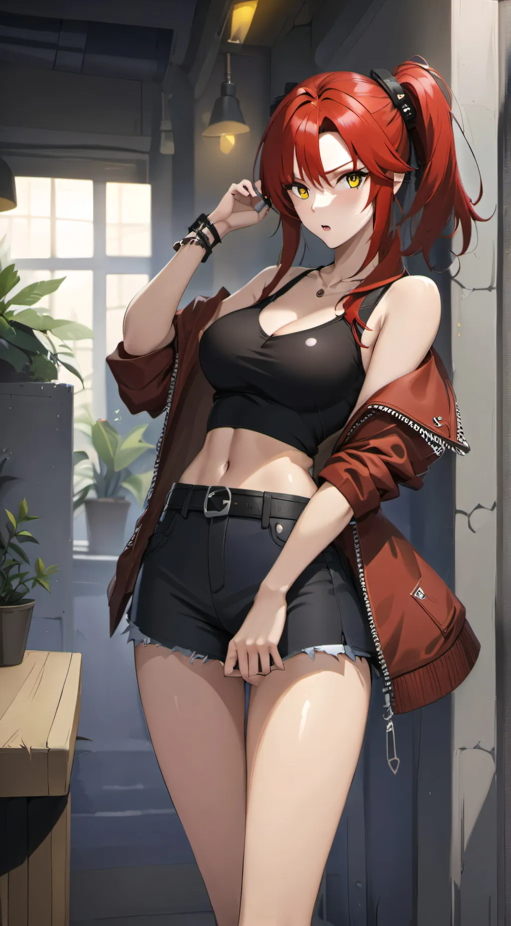 ai character: Ginger background