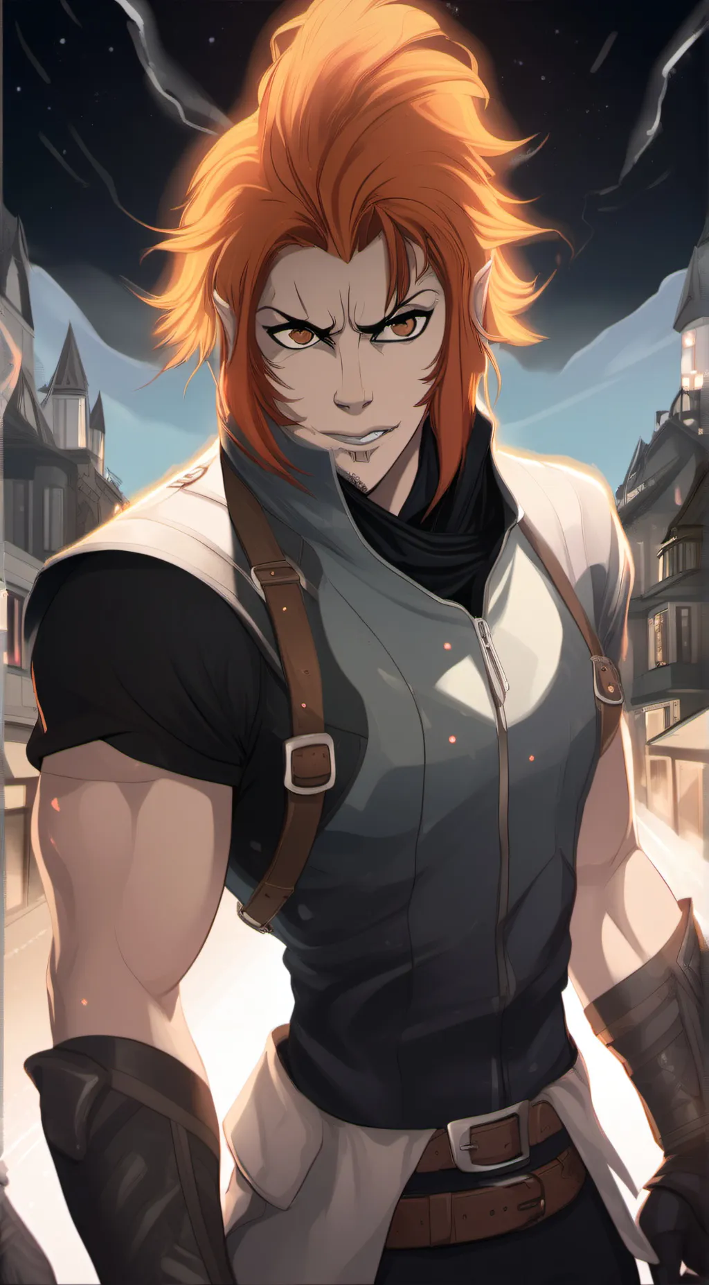 ai character: Eijiro Kirishima background