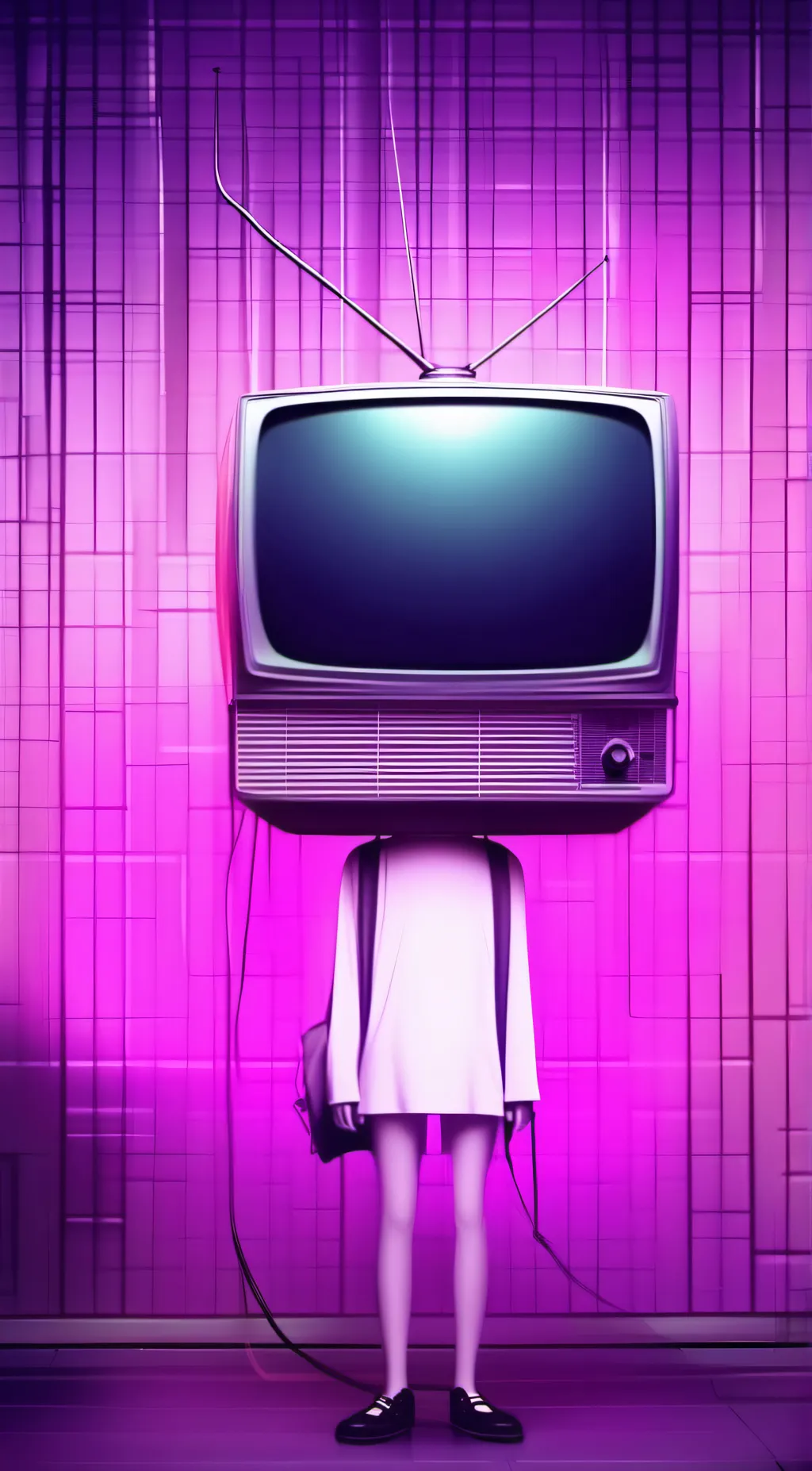 ai character: Gay tv man background