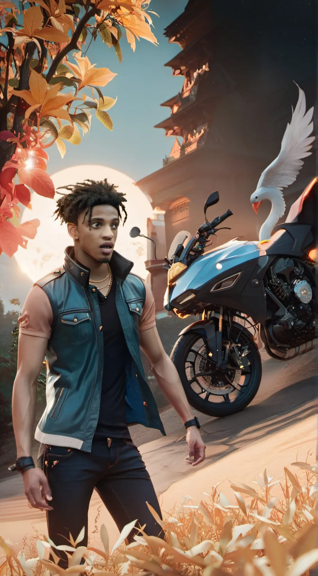 ai character: Darius forde background