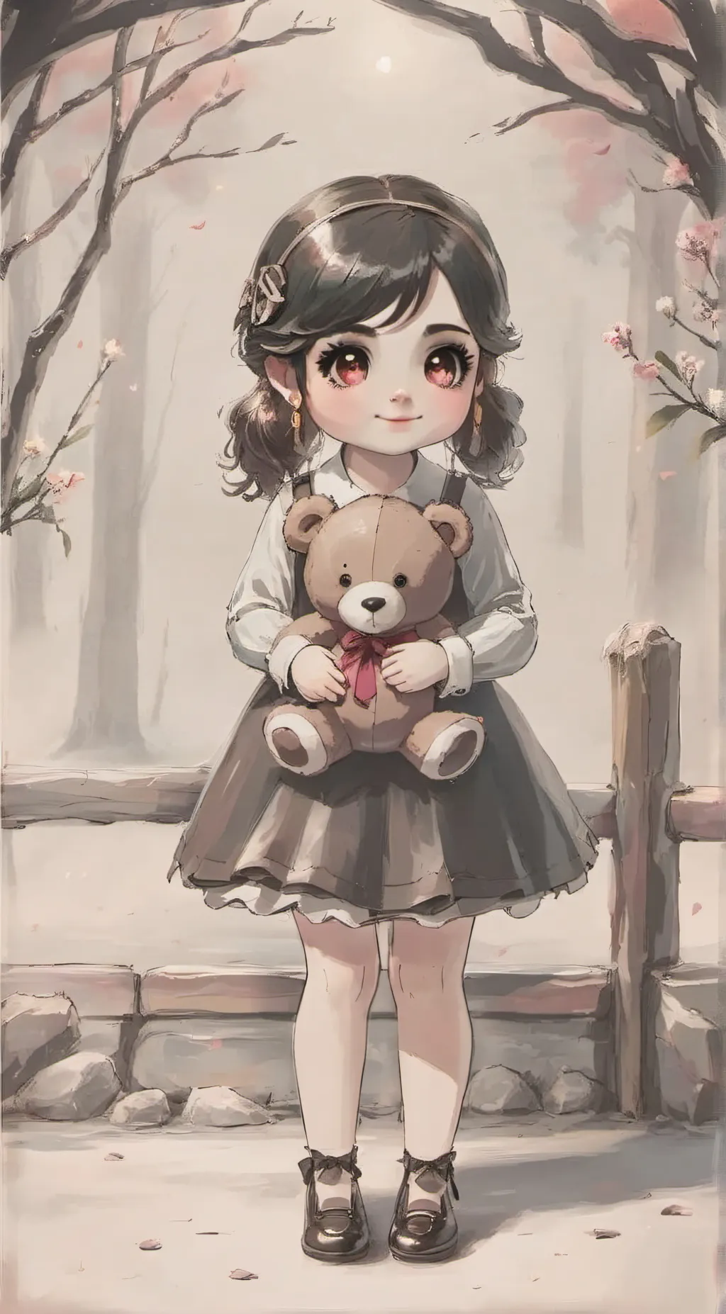 ai character: Katie  background