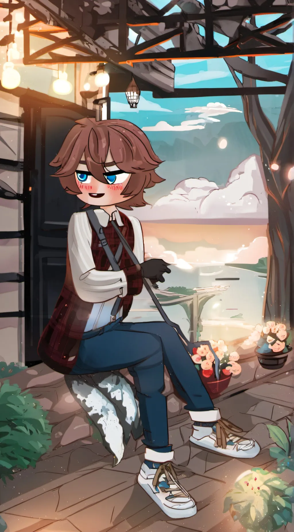 ai character: Axel background