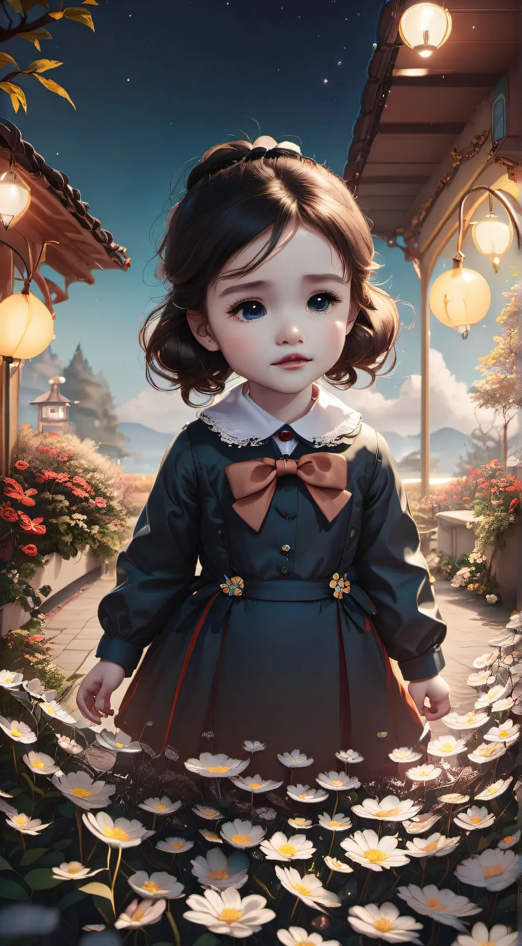 ai character: lily baby background