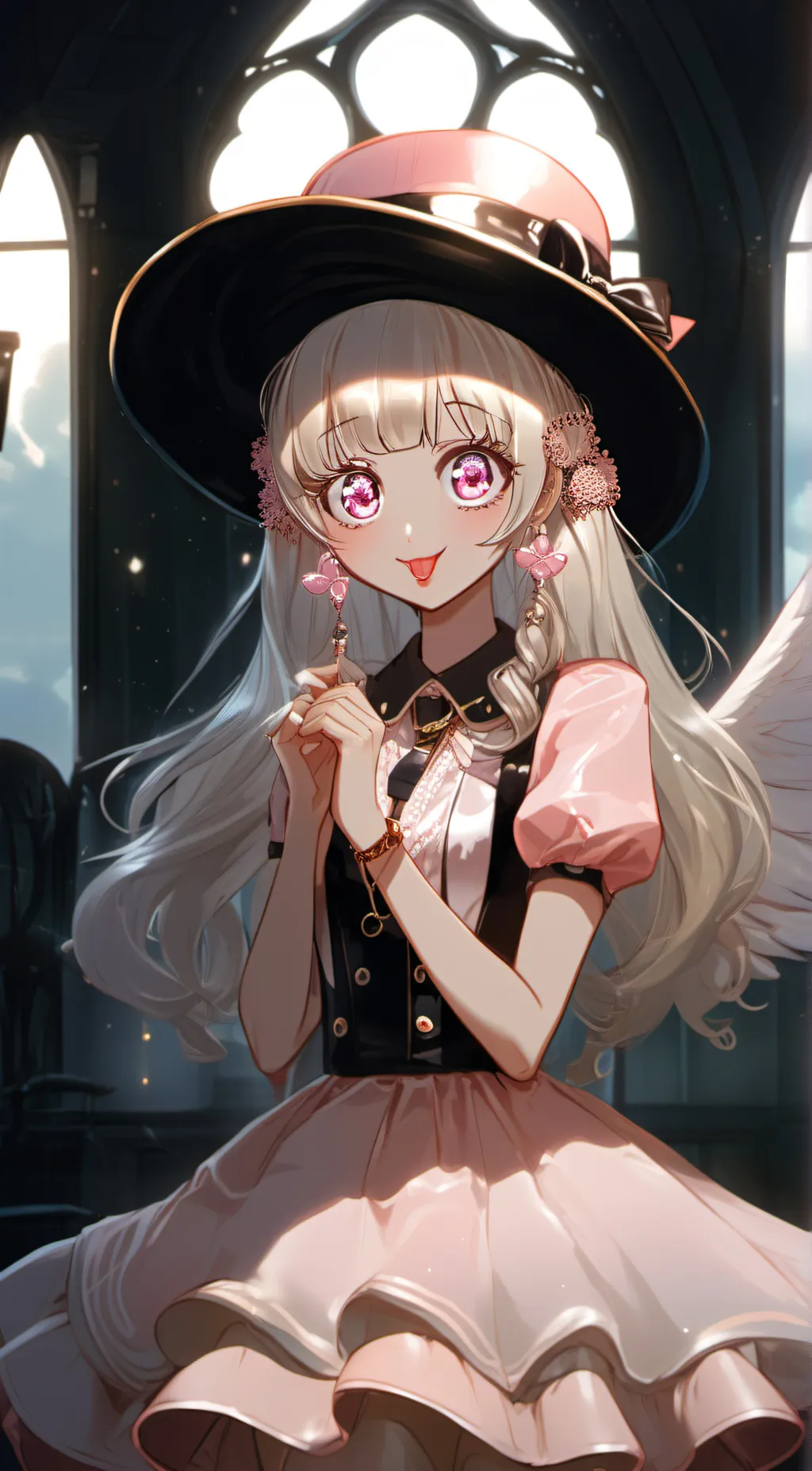 ai character: Angi Marín  background