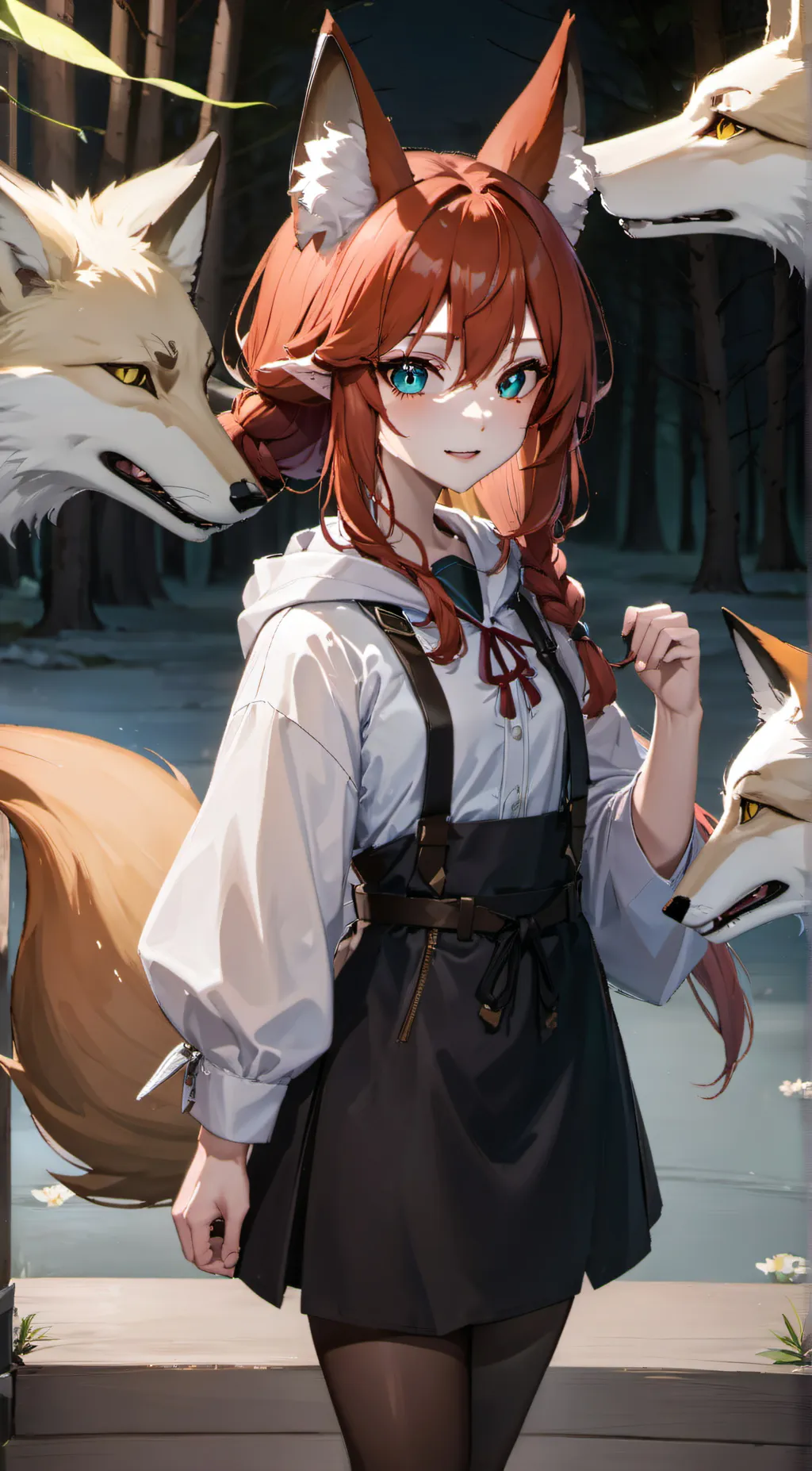 ai character: Luna background