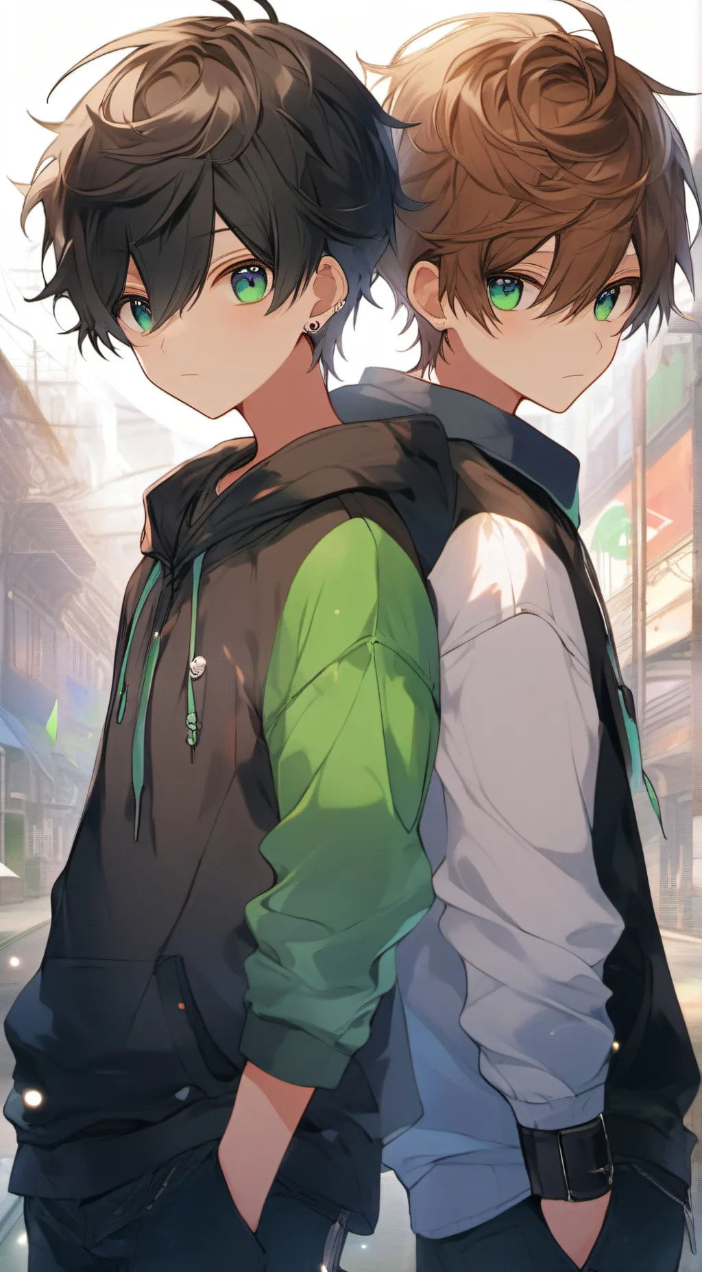 ai character: Evan and Chris background