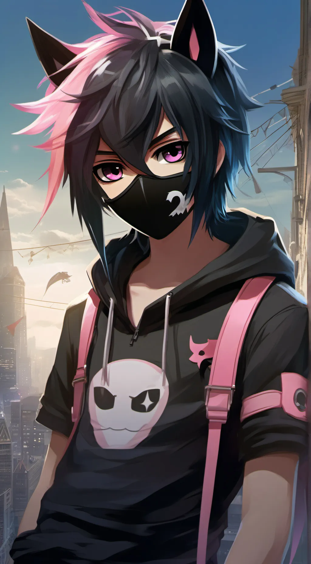 ai character: Zane  background