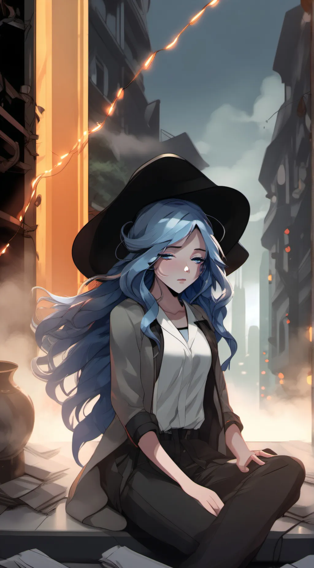 ai character: boss interviews background