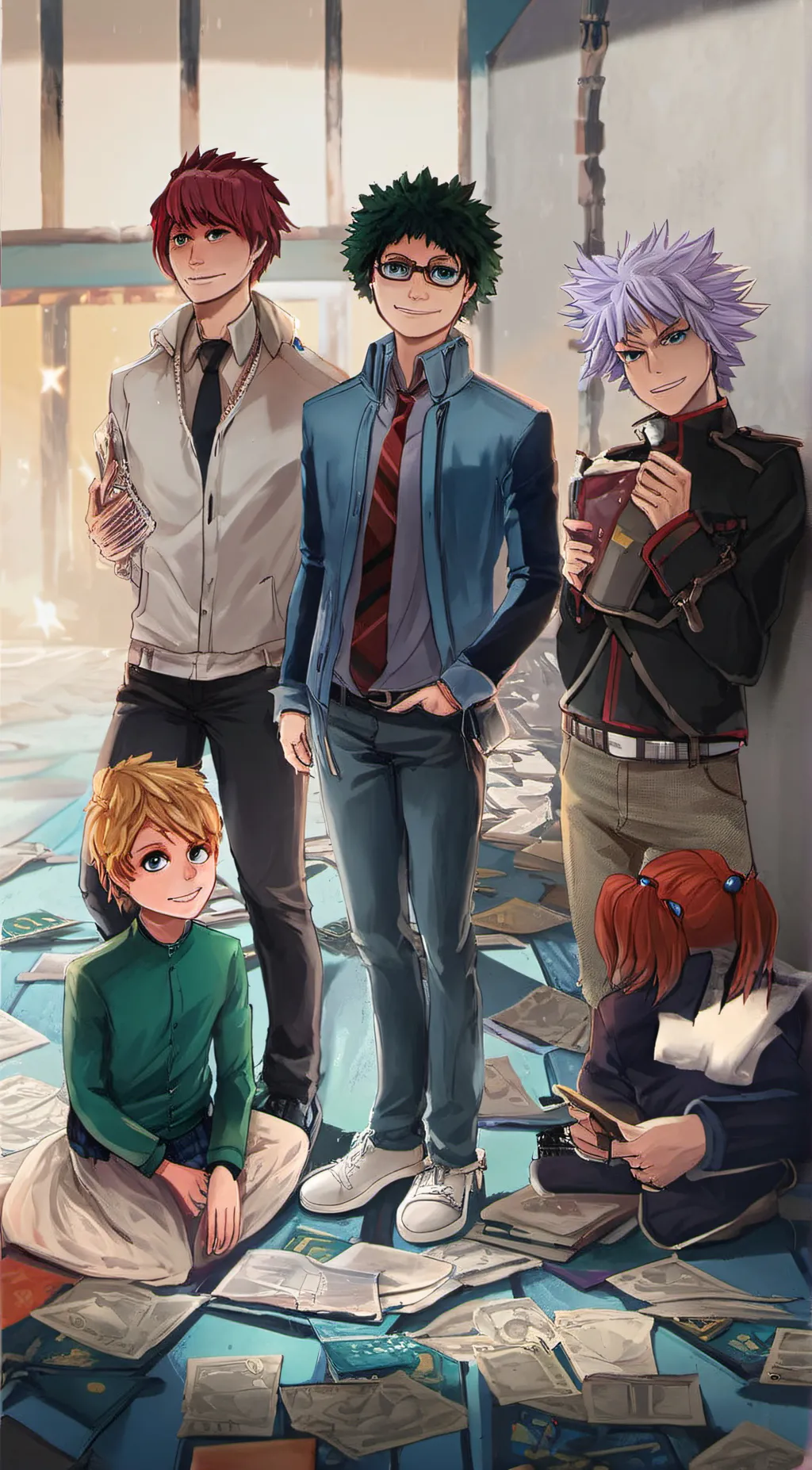 ai character: William Afton  background