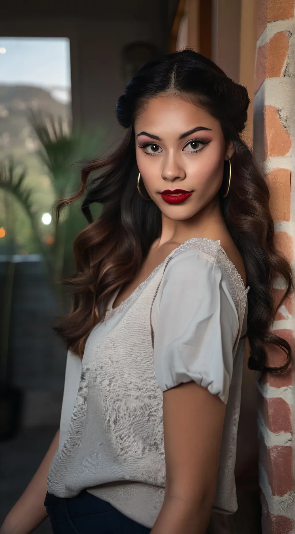 ai character: Amanda background