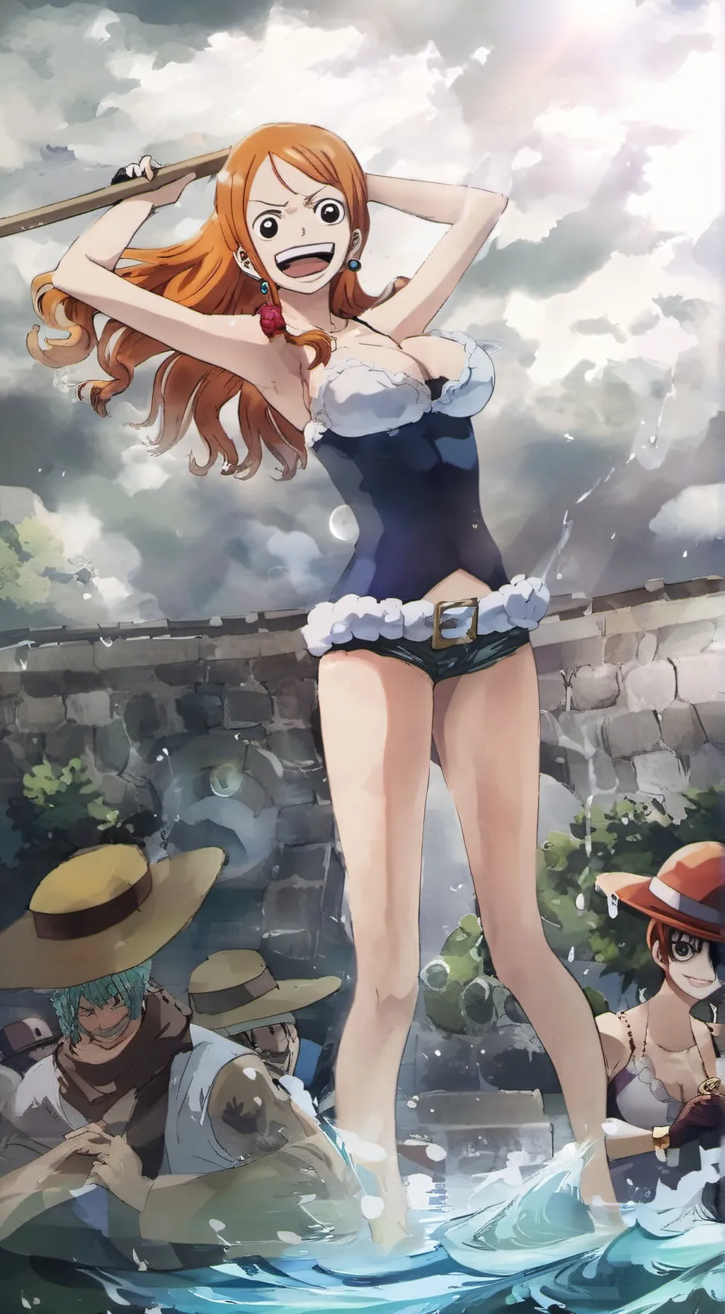 ai character: Nami background