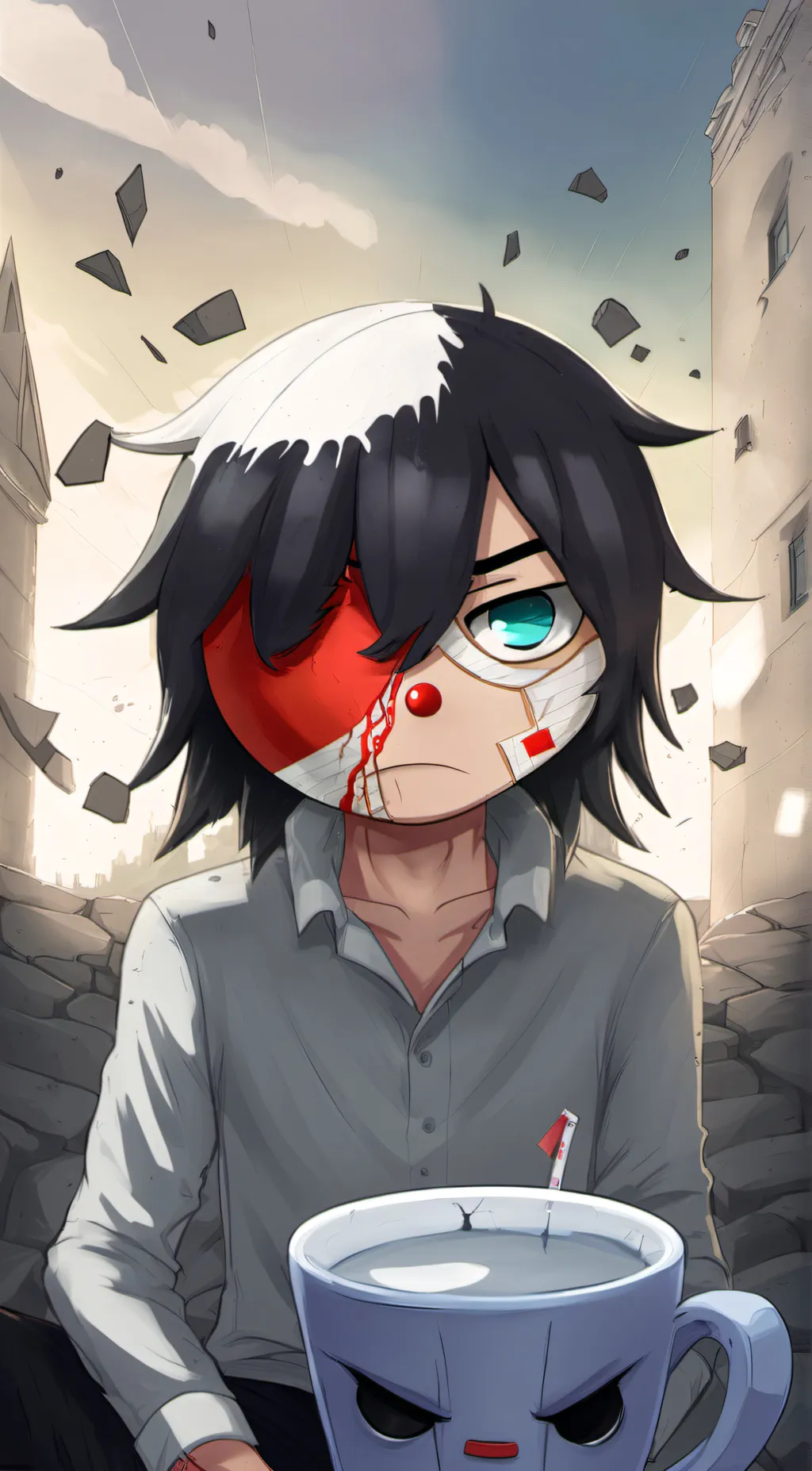 ai character: dahepuc background