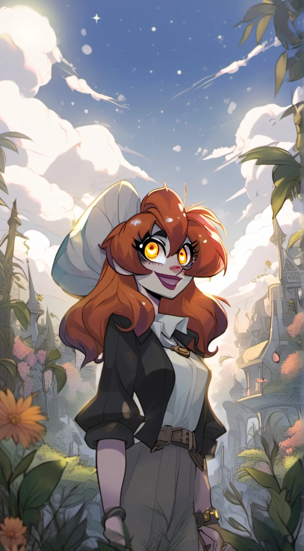 ai character: starling  background