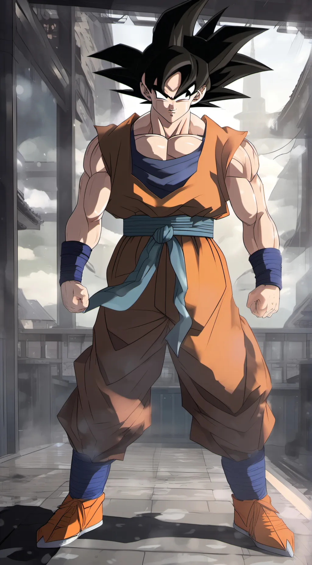 ai character: Goku  background