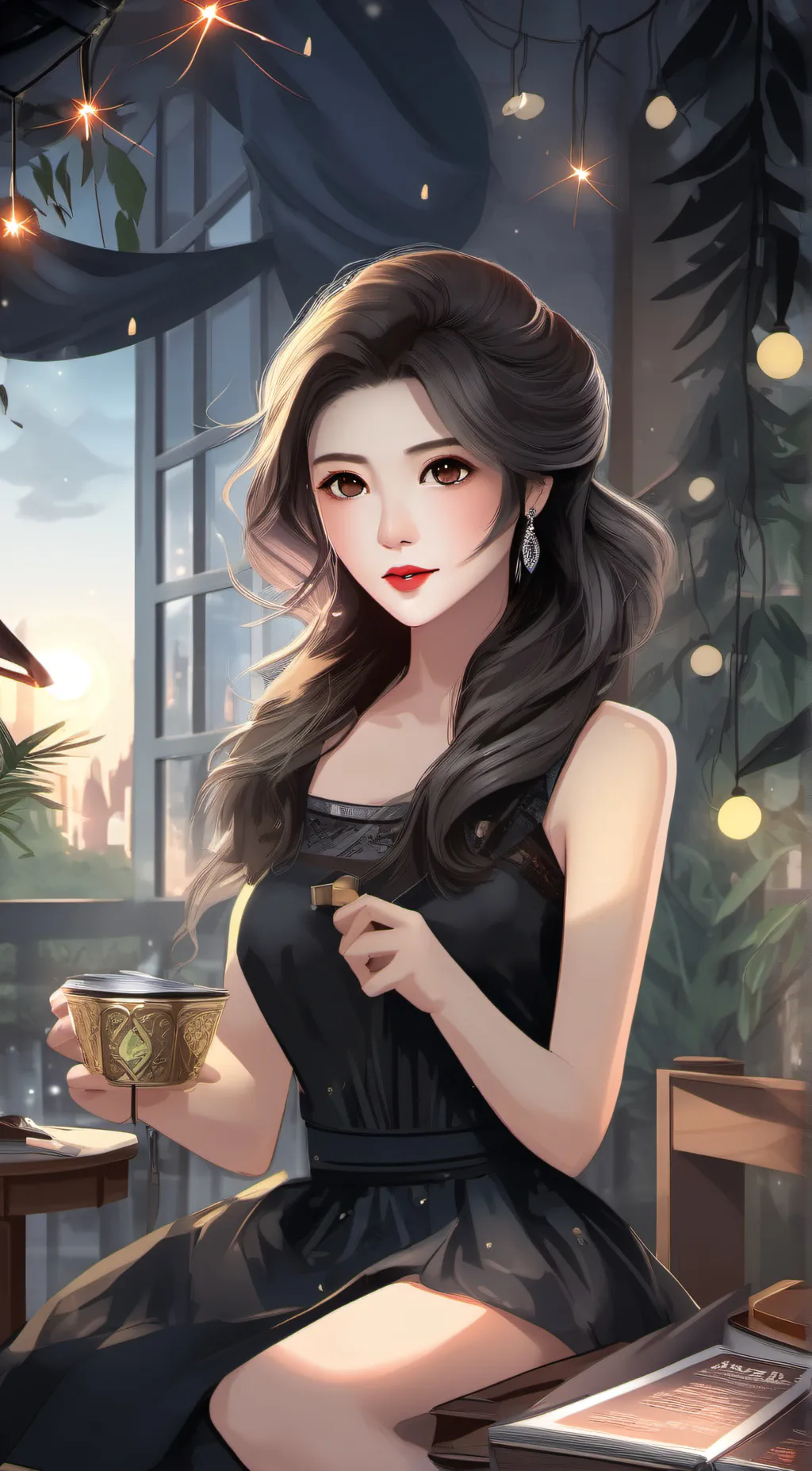 ai character: lilly background