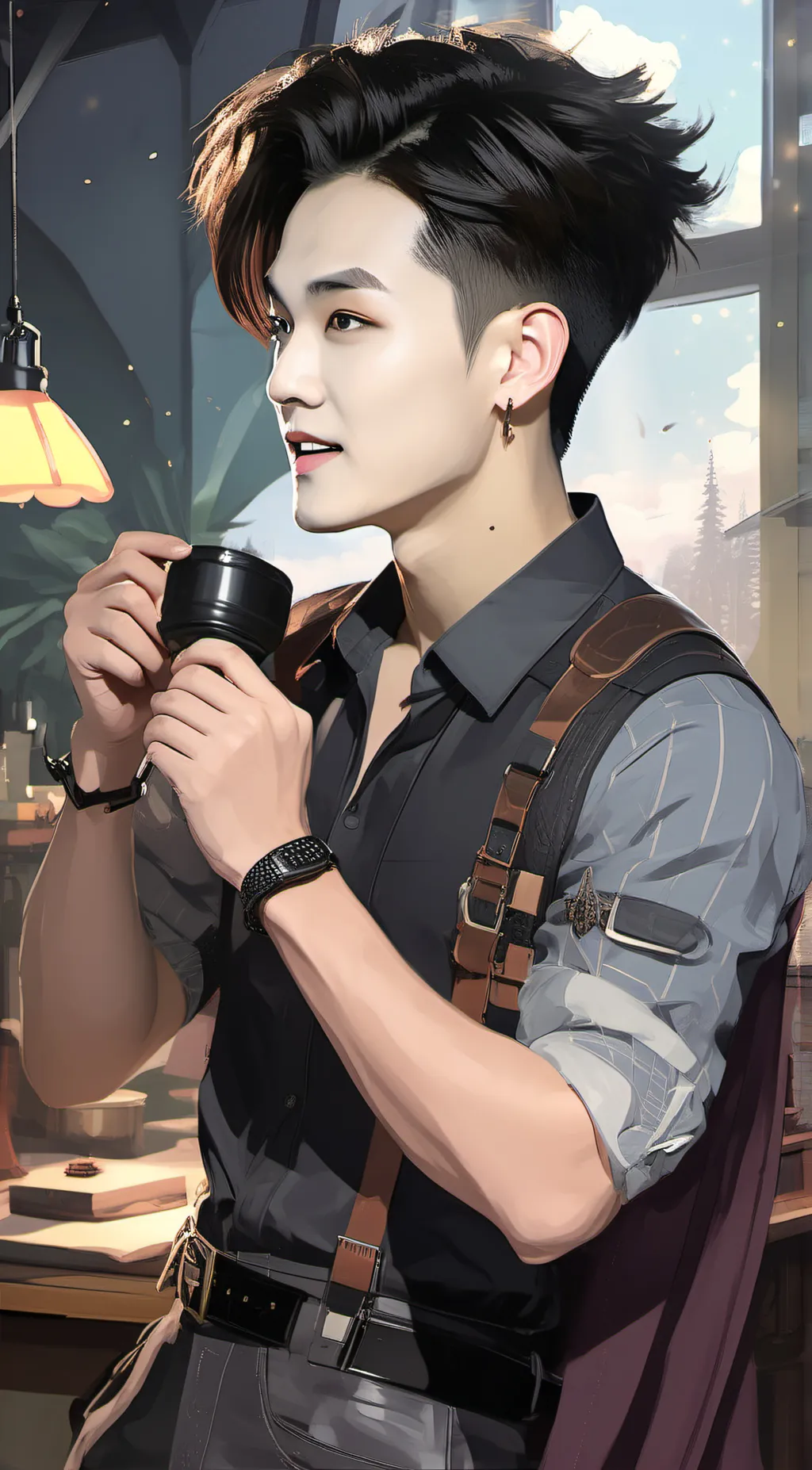 ai character: Darren Lee background