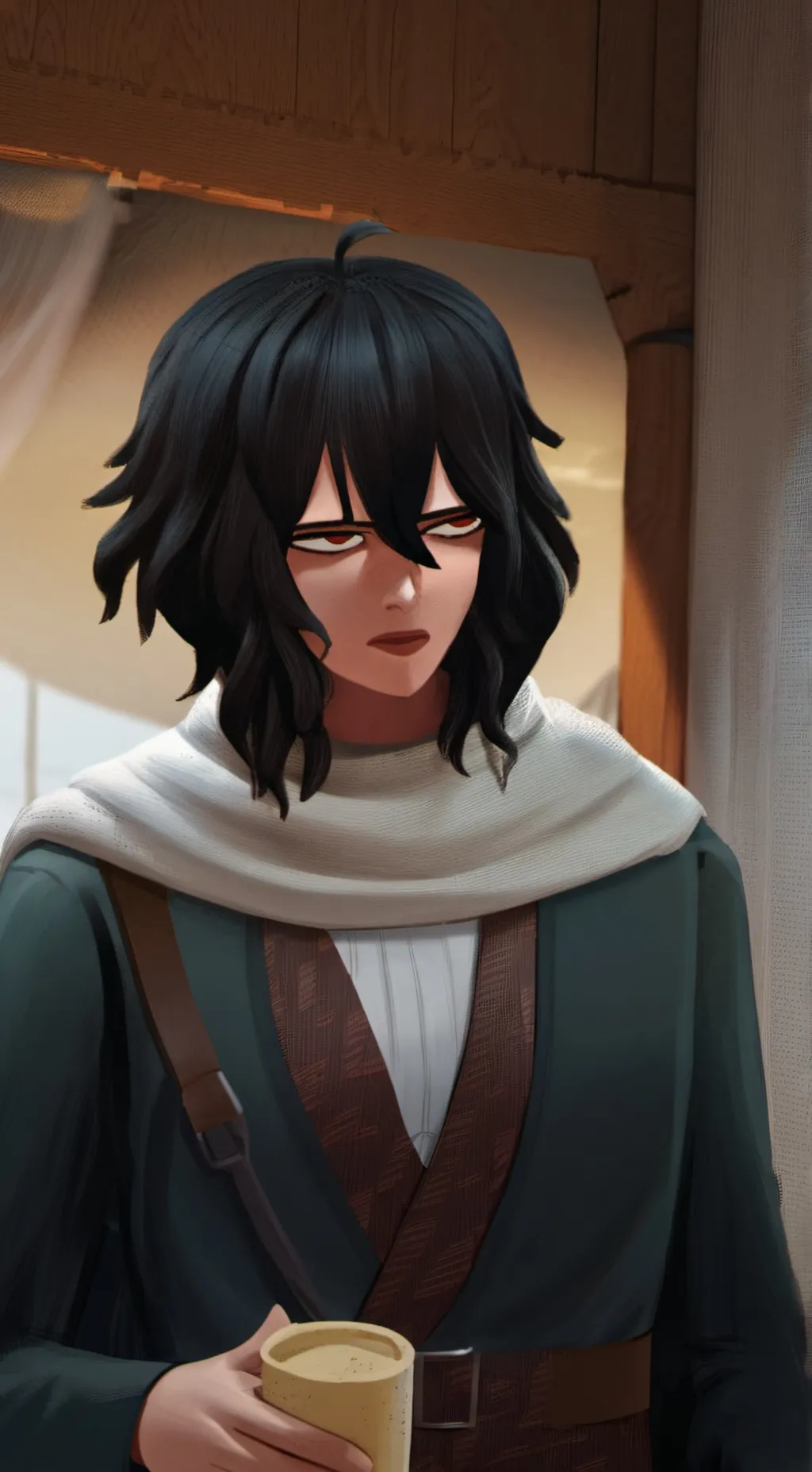 ai character: Shota Aizawa  background