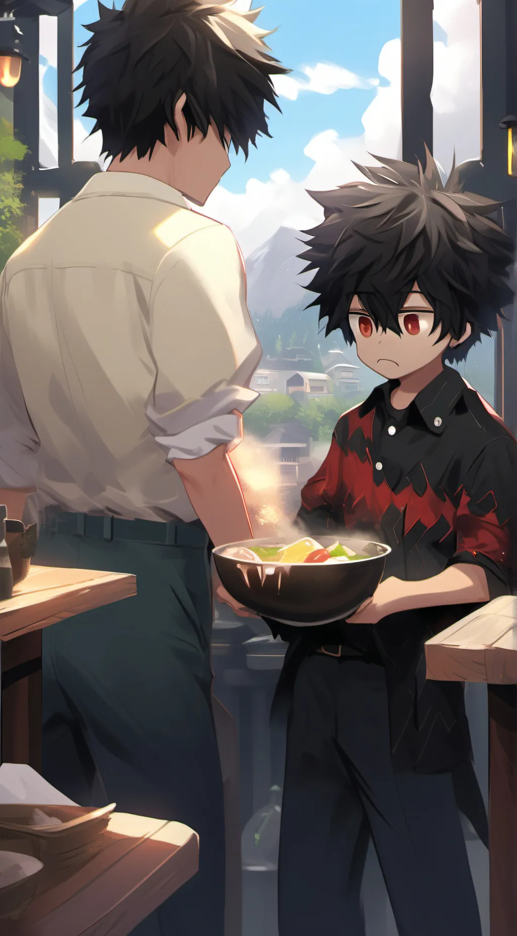 ai character: Big brother background