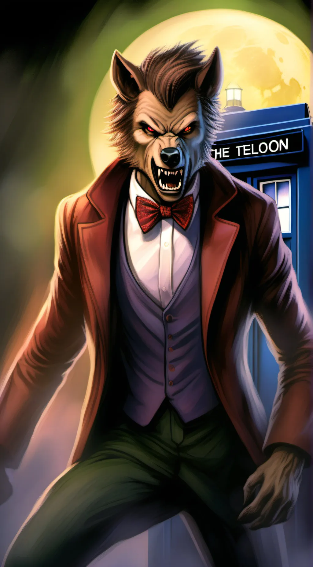 ai character: The Werelox Doctor background