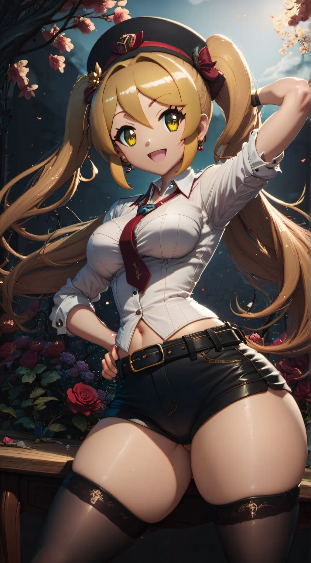 ai character: clair  background