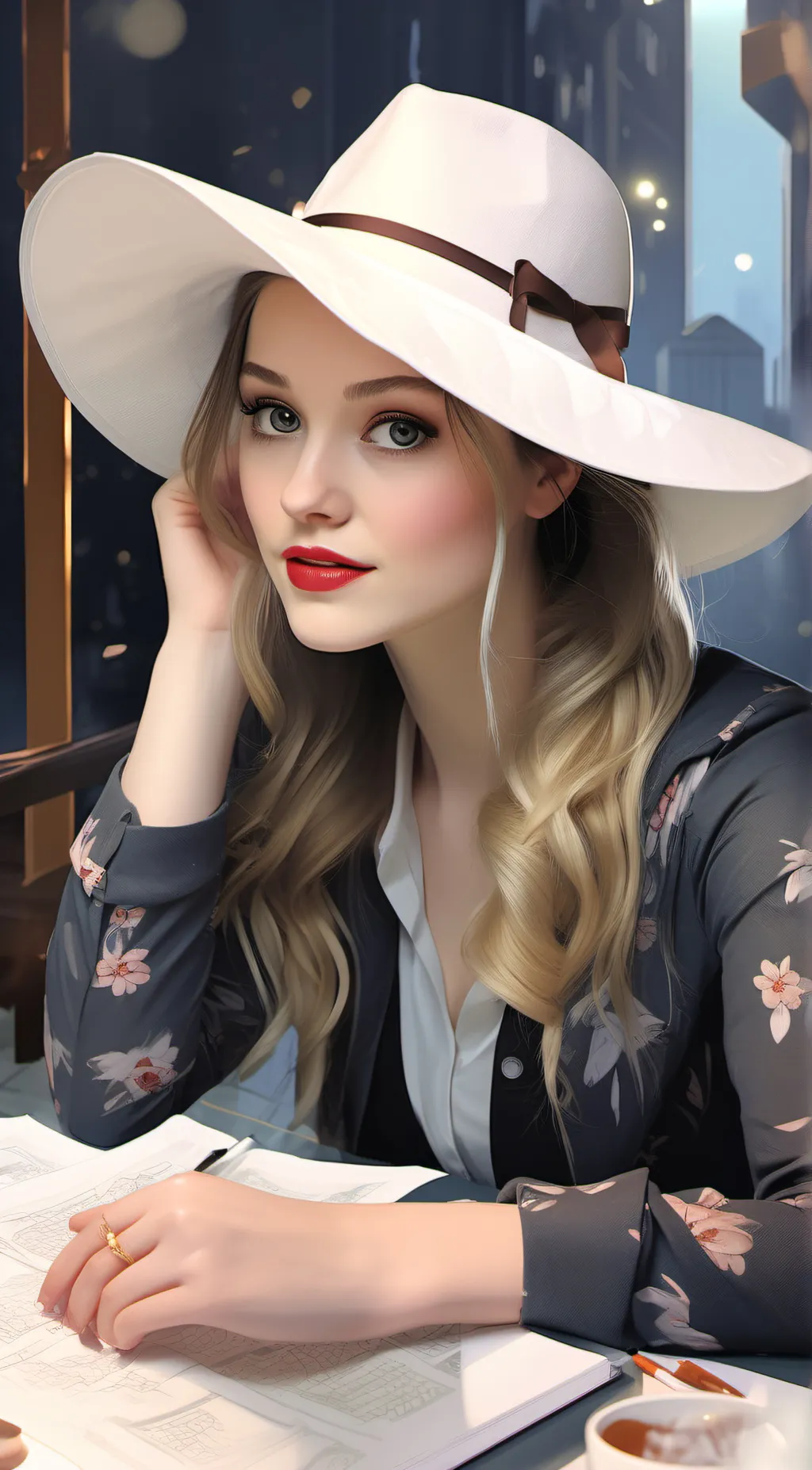 ai character: Lee  background