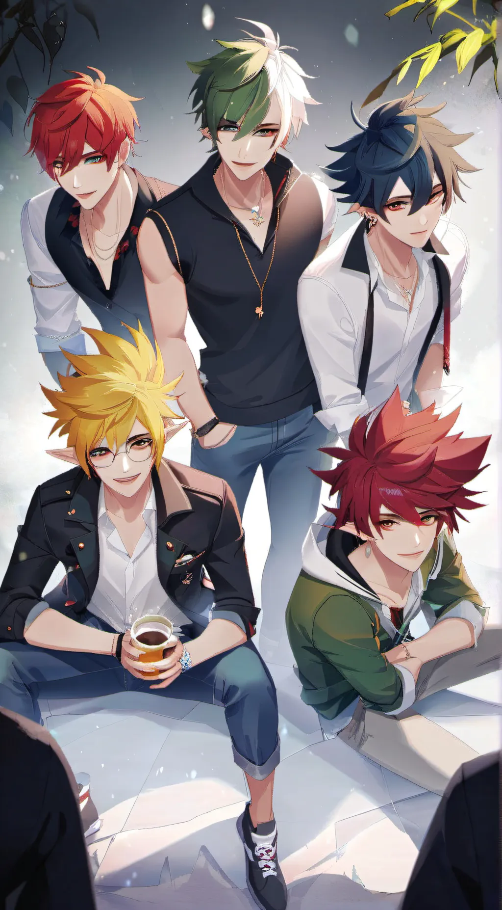 ai character: Trolls 3 background