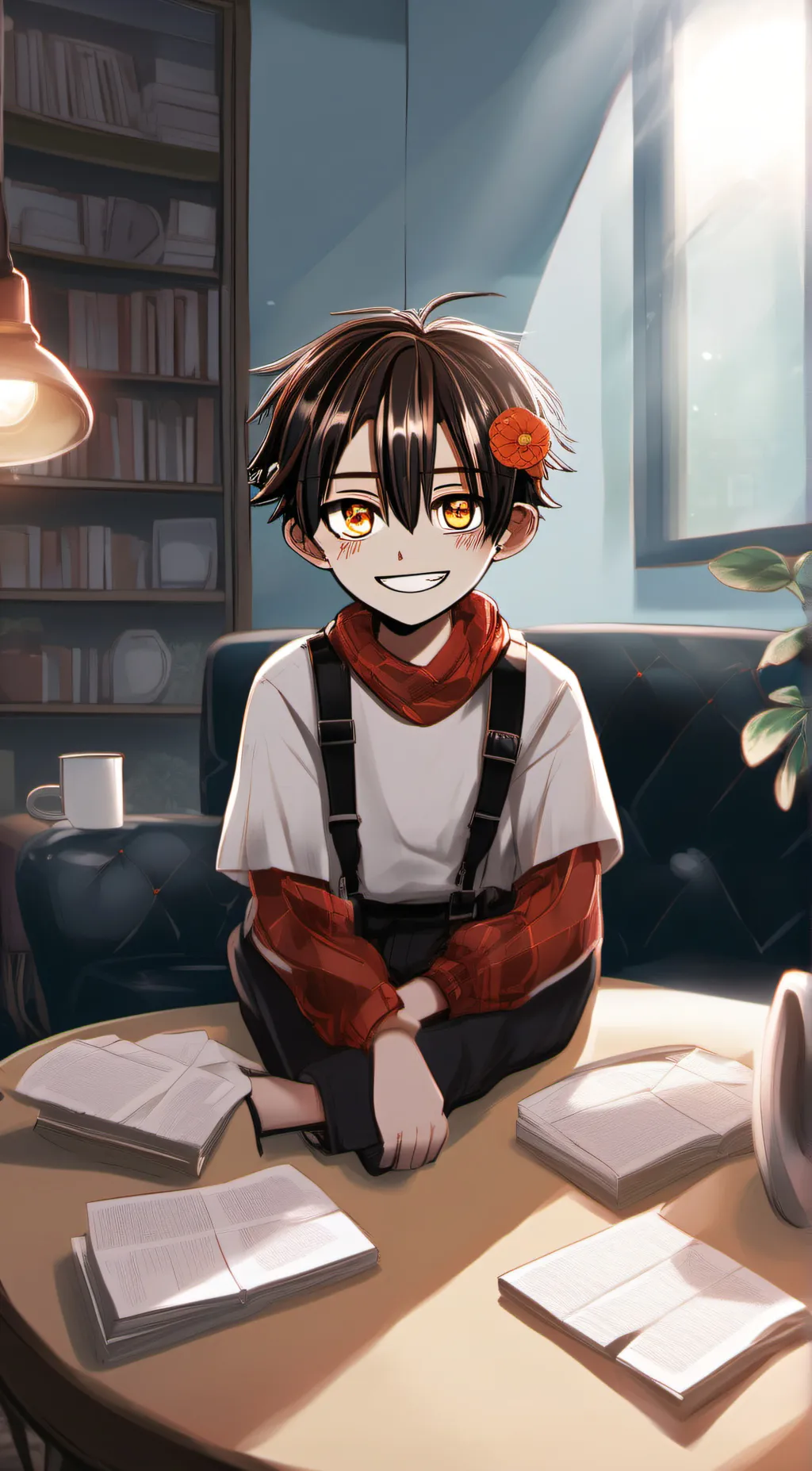 ai character: Hanako background