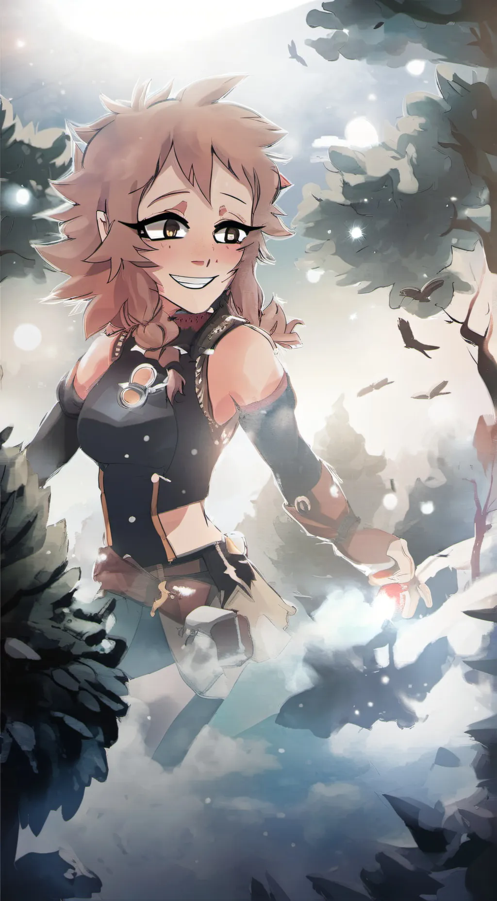 ai character: eclipse background