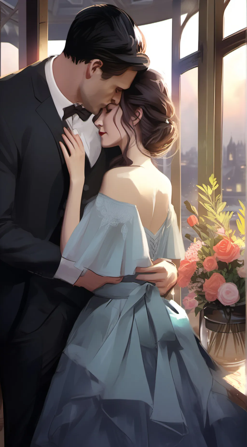 ai character:  loki background