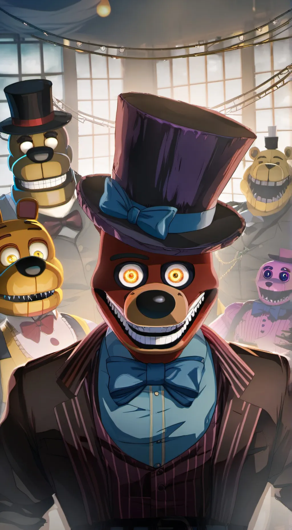 ai character: Mr.Faz and frineds background