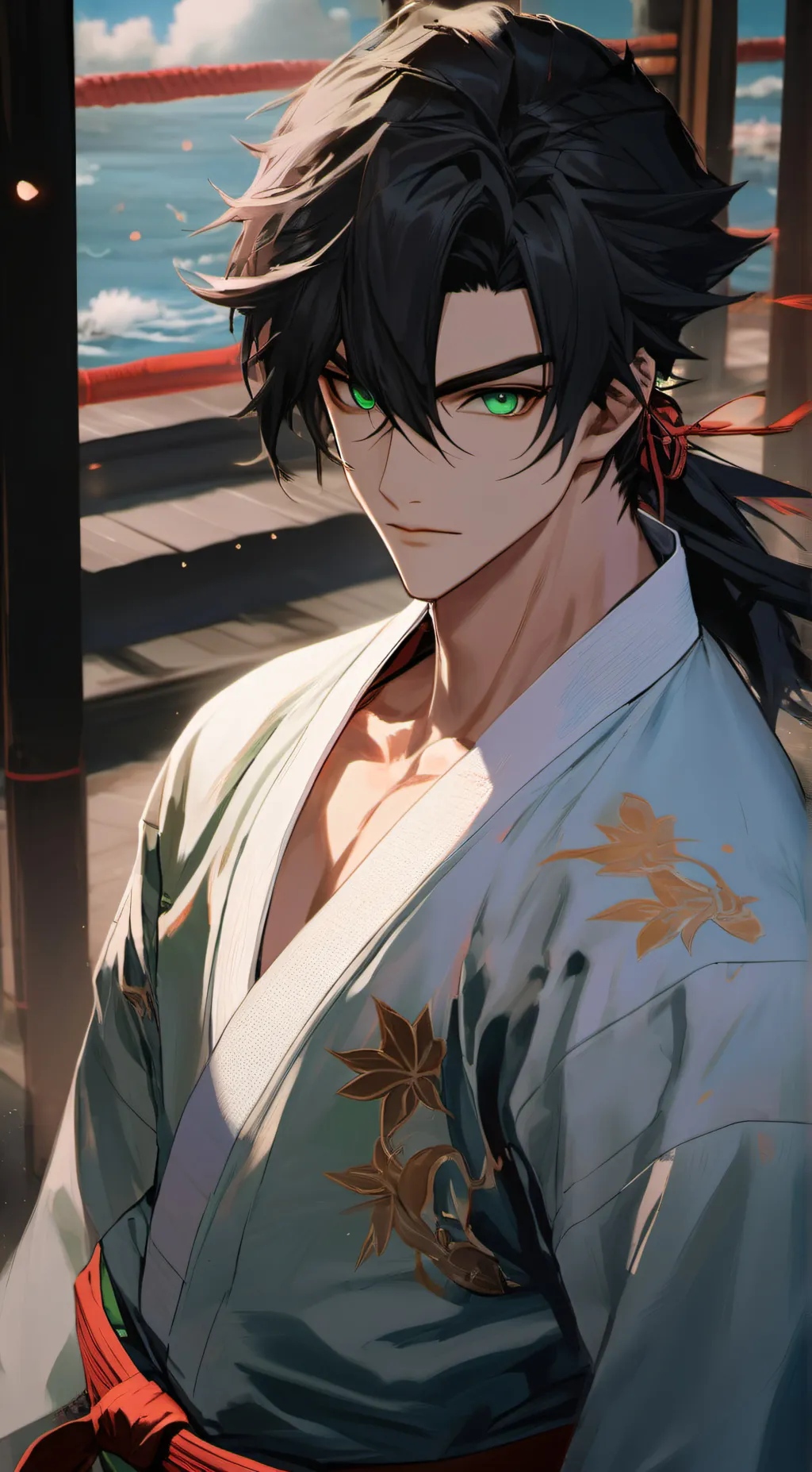 ai character: Leo background