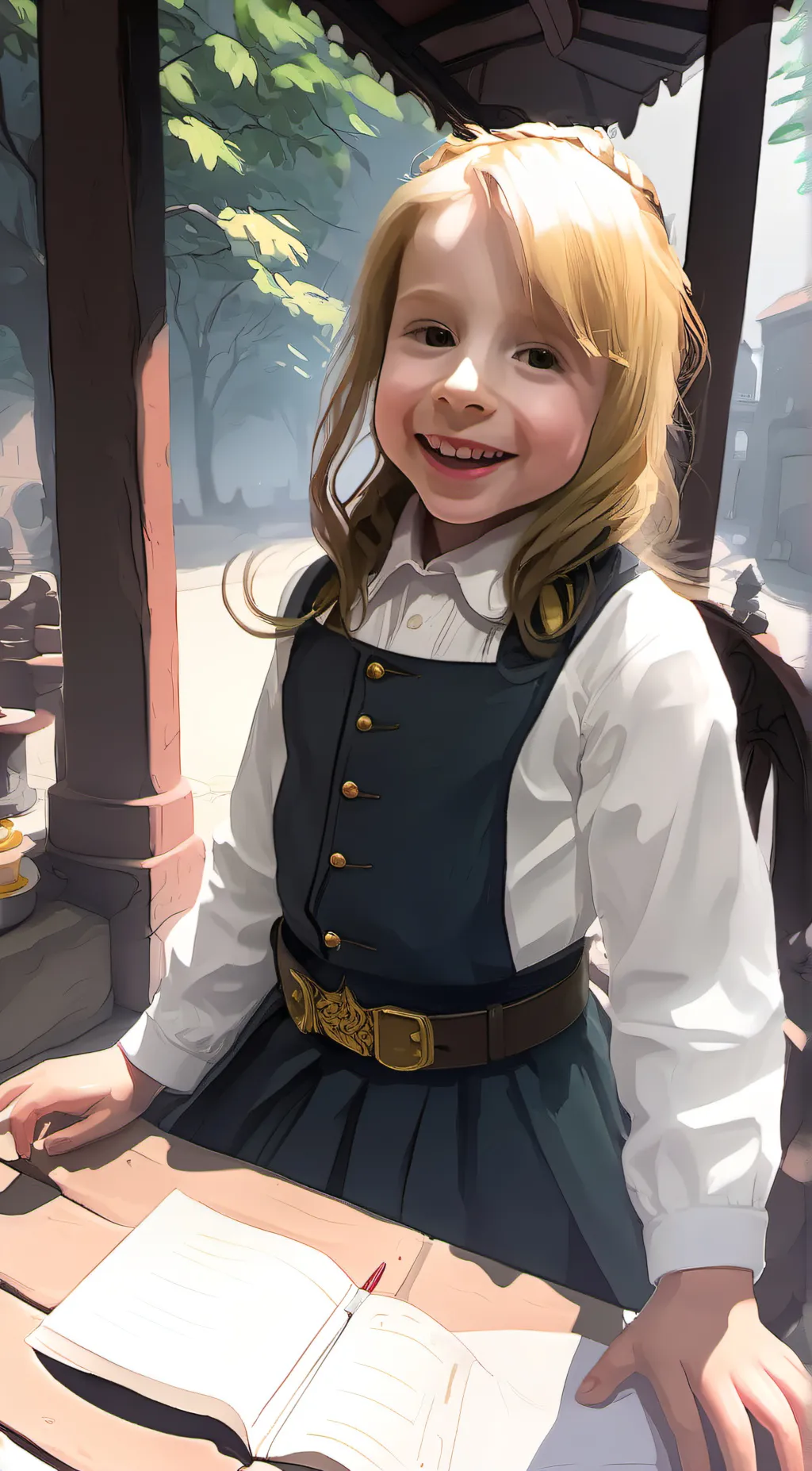 ai character: Bradie background