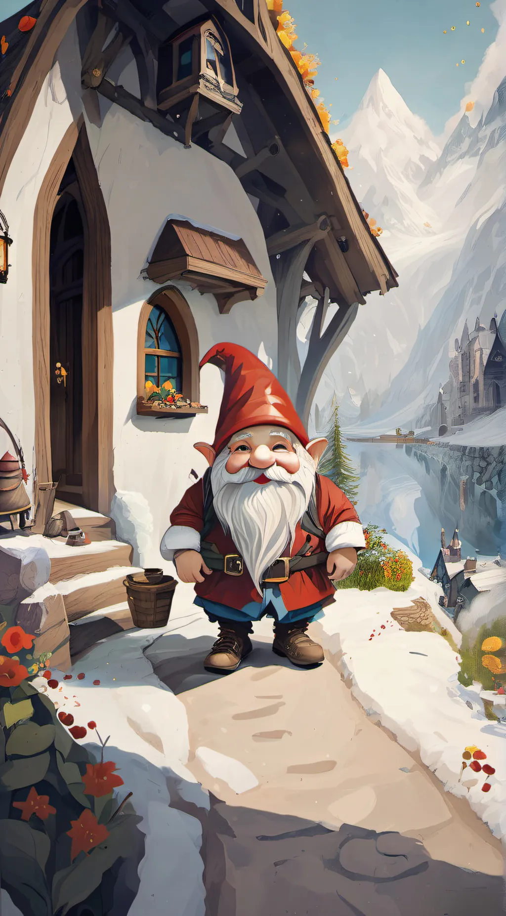 ai character: the GNOME  background