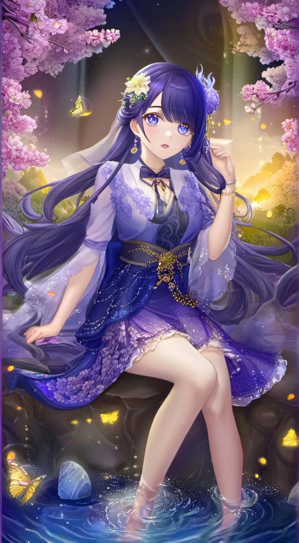 ai character: 怀梦 background