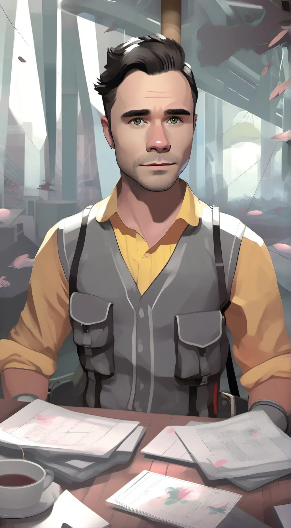 ai character: EVW RECENT TAB background