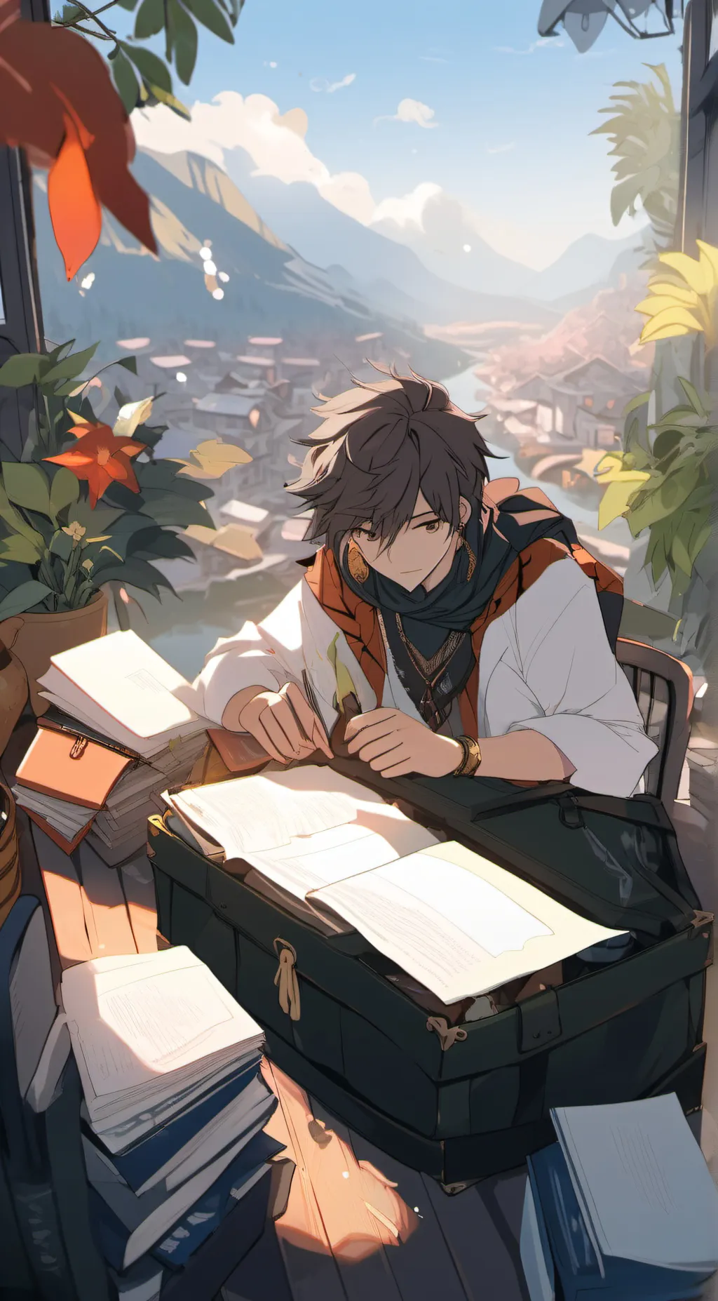 ai character: liam background