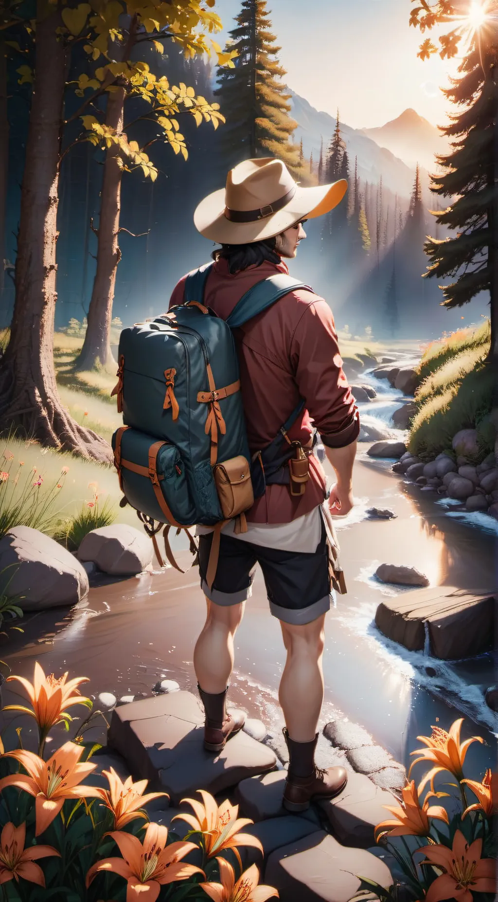 ai character: Johnathon  background