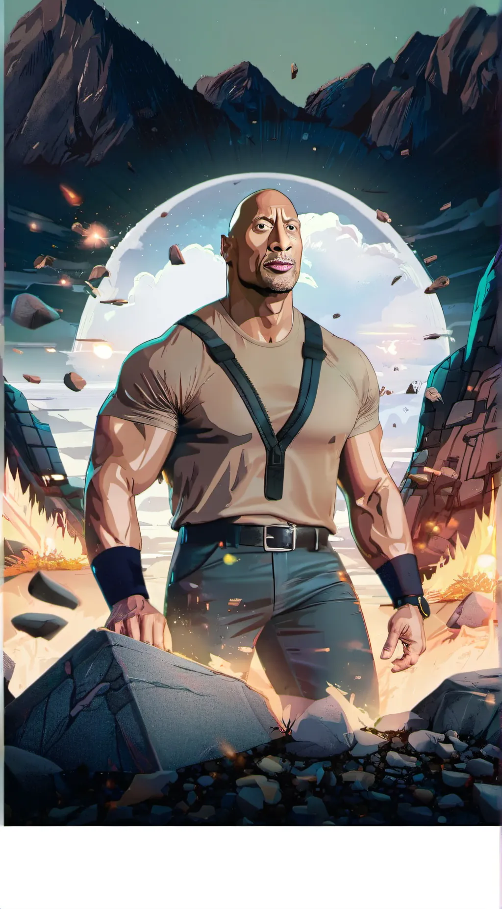 Talkie AI - Chat with dwayne johnson