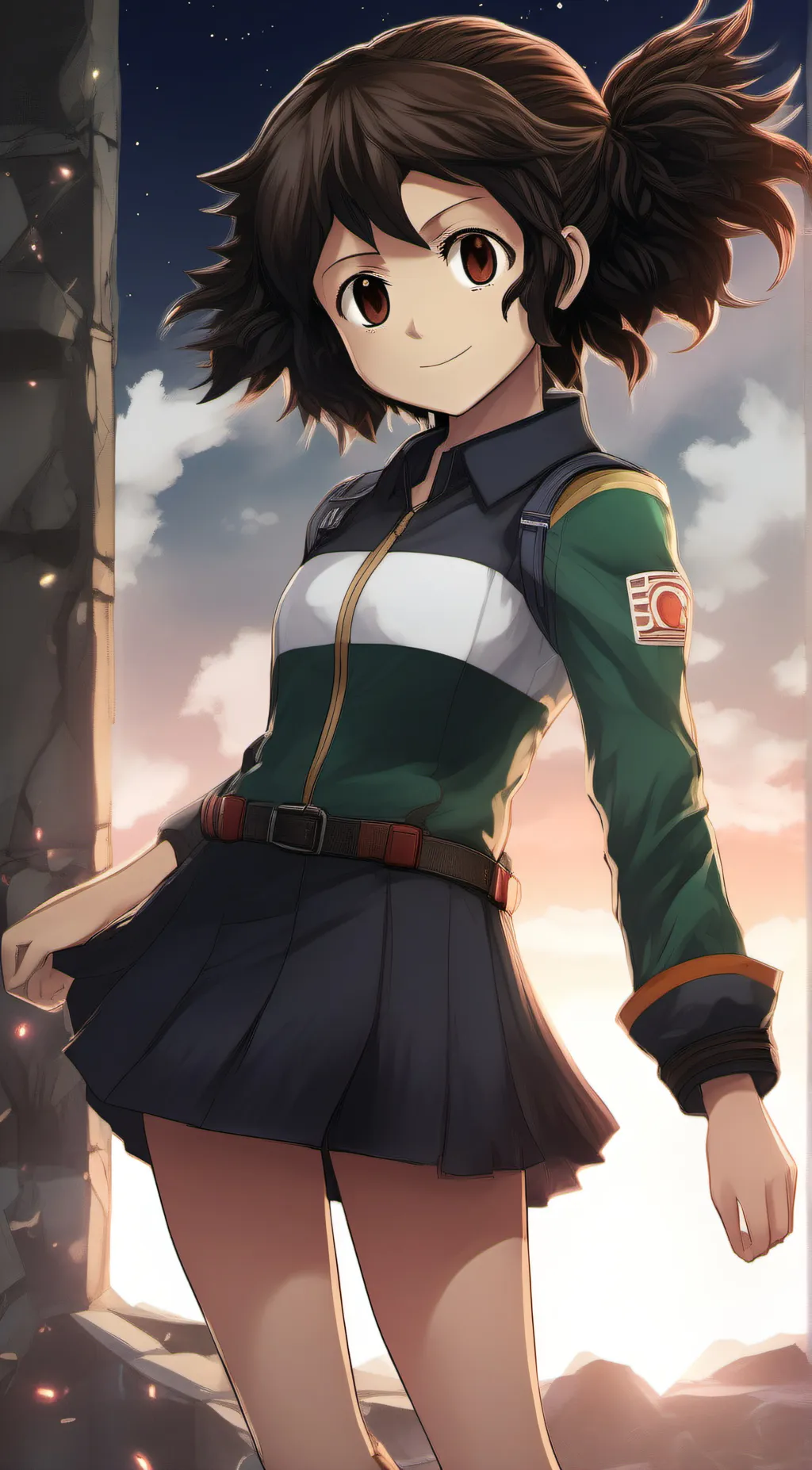 ai character: uraka  background