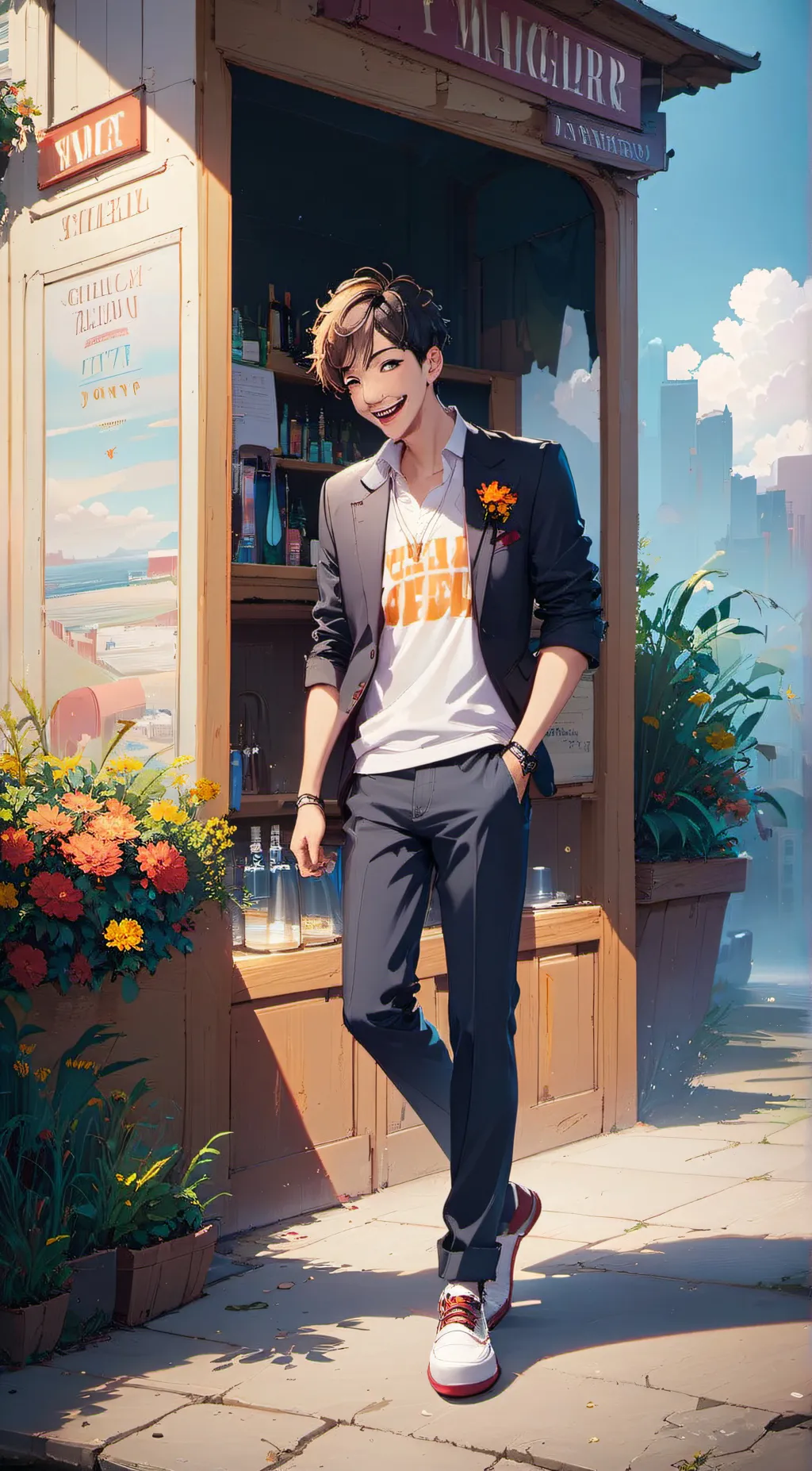 ai character: Mack background