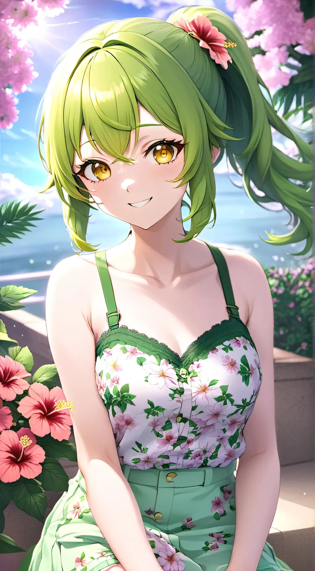 ai character: Fern background