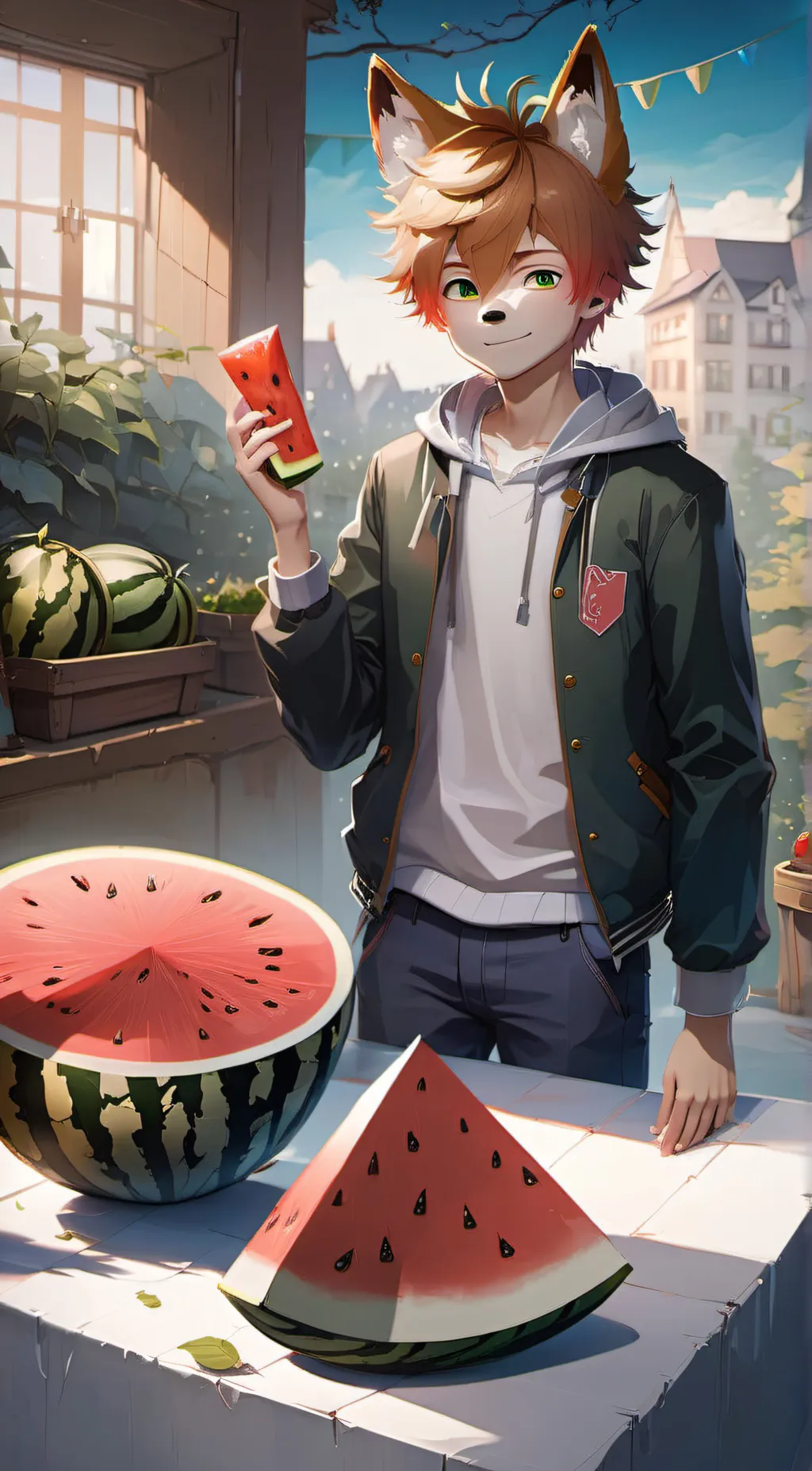 ai character: Zach background